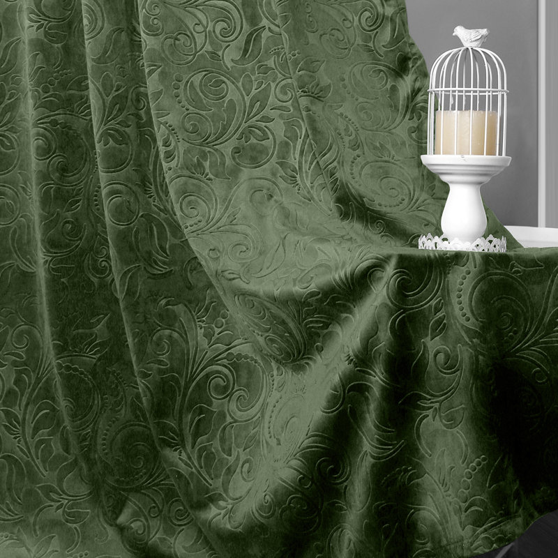 Rideaux de luxe en velours froissé à motif de blocs de couleur à motif damassé épaississant et isolant à la lumière