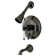 Kingston Brass Water Onyx Single-Handle Pressure Balanced Tub and Shower Faucet with Diverter Handle