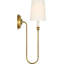 Vendome 21" Deep Arm Cordless Sconce with Linen Shade-1915089572