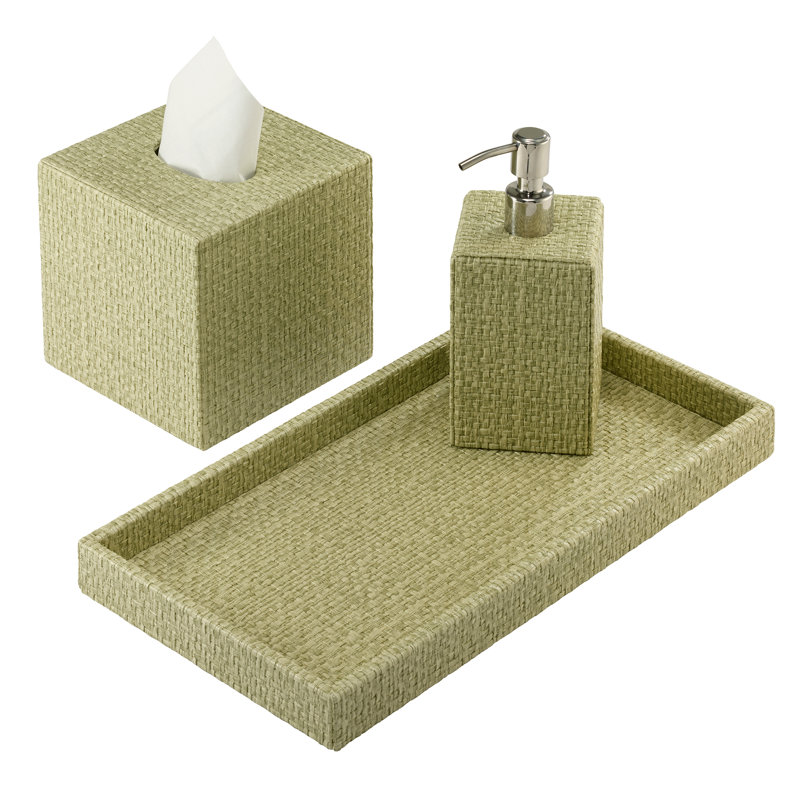 Wicker Vanity Tray, Fern