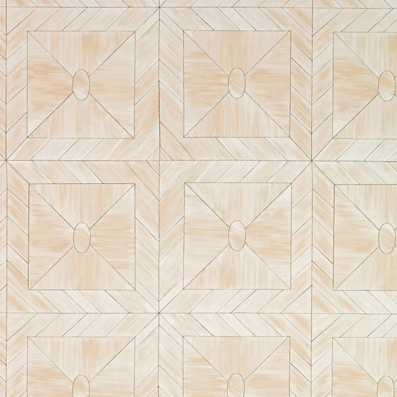 Schumacher x Celerie Kemble Bone Frame Wallpaper, Natural