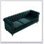 Canapé Chesterfield en velours avec capitonnage à boutons profonds et design élégant pour des sièges confortables-1191974878