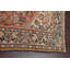 Tapis persan antique à motif de teinture végétale antique Mahal noué à la main 7 x 11