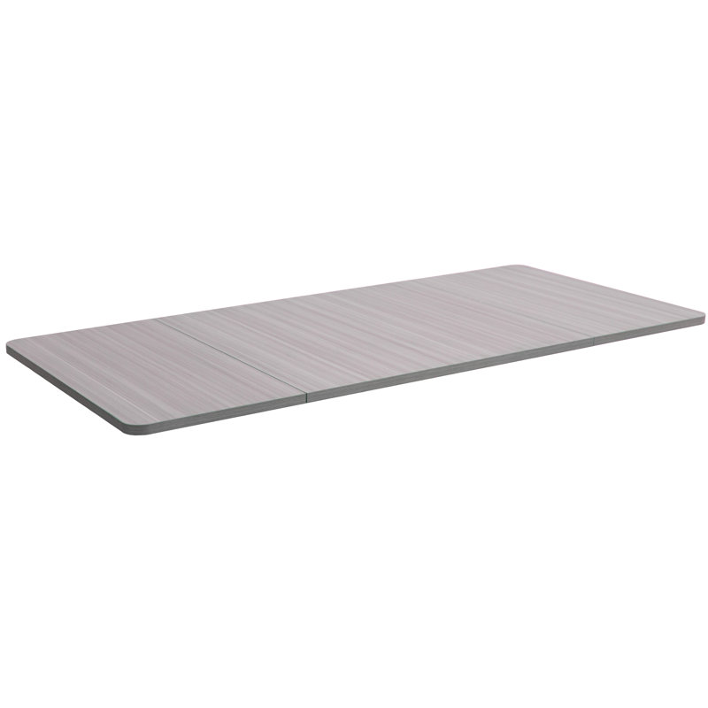 De table, 60" x 30", Gris foncé, 3-Piece