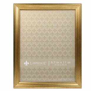 Lawrence Frames Metal Easel Float Picture Frame, 4x4, Gold