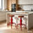 Dicle Swivel Solid Wood Adjustable Height Bar Stool-1831277801-1818652456