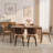 18.9" H Mid-Century Modern Dining Chair with Padded Seat Cushion & Curved Backrest, Upholstered Side Chair Set of 2-168889501-185442236