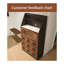 Buffet en bois manufacturé noyer noir