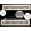  Ouverture de conduit AIR RETOUR 4 po x 30 po | Grille d'air lourde en fonte d'aluminium (6 po x 32 po au total) | Thermolaqué-121531904-121531906