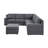 Ruriko Upholstered L-Shaped Sectional Reversible-574612623