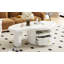 Table basse avec 1 abri et une tablette, table basse de salon pour la maison