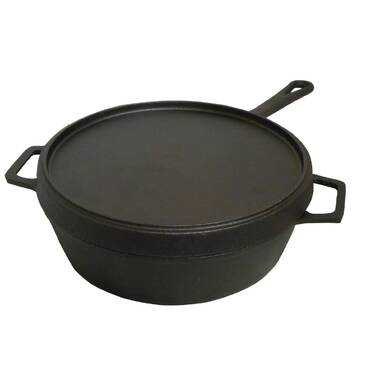 King Kooker Seasoned Cast Iron Cornbread Pan