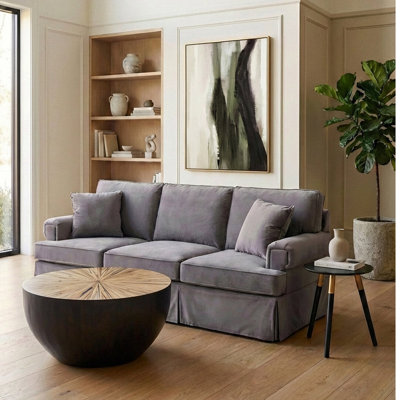 3 Seater Velvet Sofa