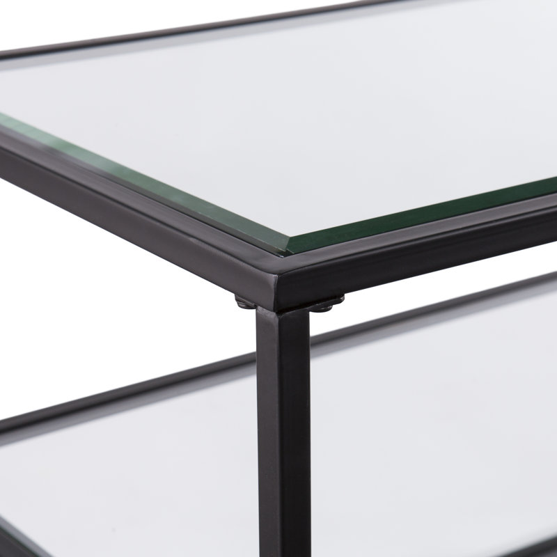 Nola Unfinished TV Stand for TVs up to 65", Matte Black