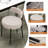 Upholstered Side Chairs with Iron Frame-1050632459