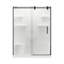 Ensemble de douche rectangulaire L 76 po x l 60 po x H 32 po Carlyn avec siège et tablettes intégrés-102146452-102146450