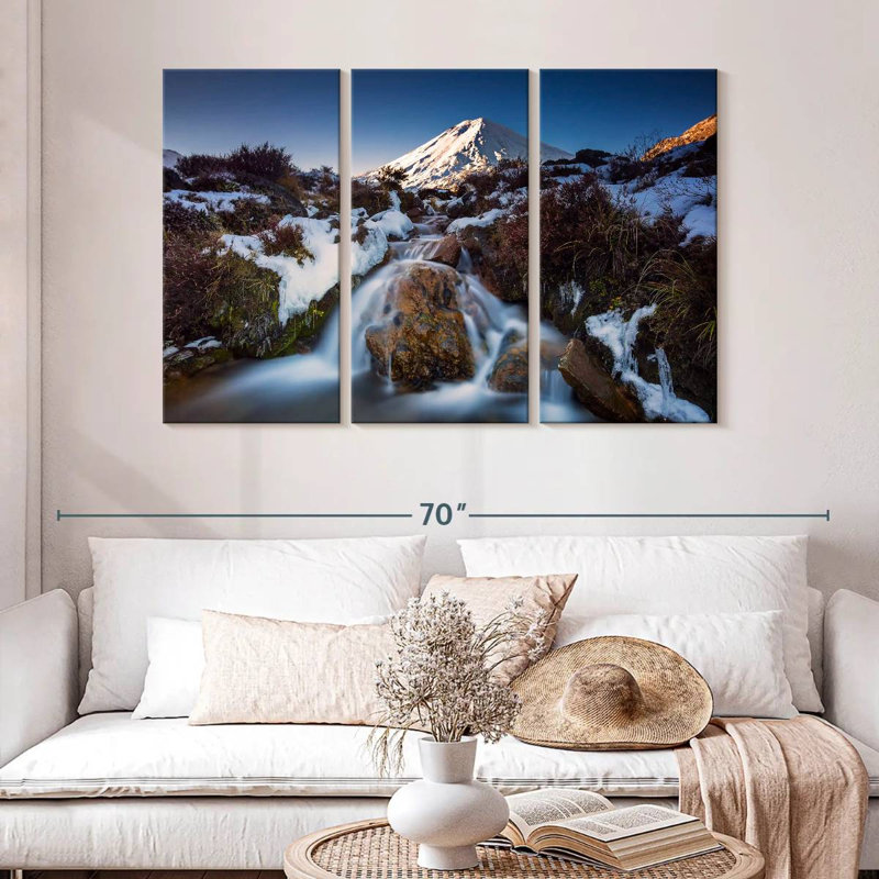 Rorry Tongariro Falls Rush, 32" H x 50" W
