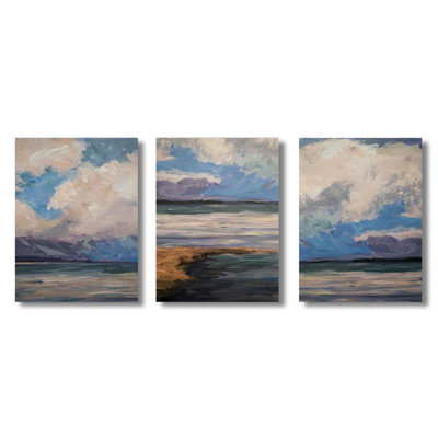 Celadon Set by John Beard - Artist Enhanced Canvas Print