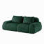 Canapé modulaire moderne de 82 po pour le salon, tissu en flanelle, très texturé, canapé 2 places surdimensionné, assise profonde, assise profonde, canapé désossé, connexion par boucle, conception antidérapante, sans assemblage