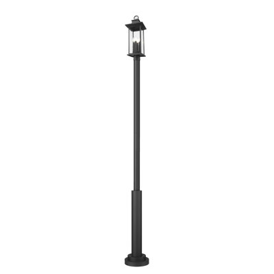 Luminaire d'extérieur sur pied 4 lumières Olvera