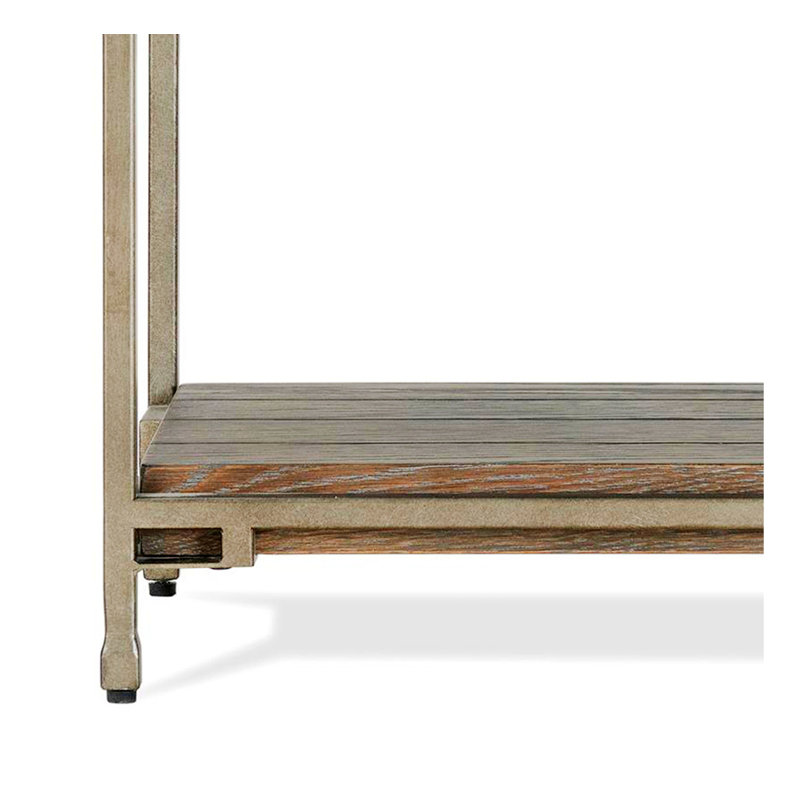 Table de bout en bois massif Marizza, H 24,05 po x l 22,05 po x P 14,05 po