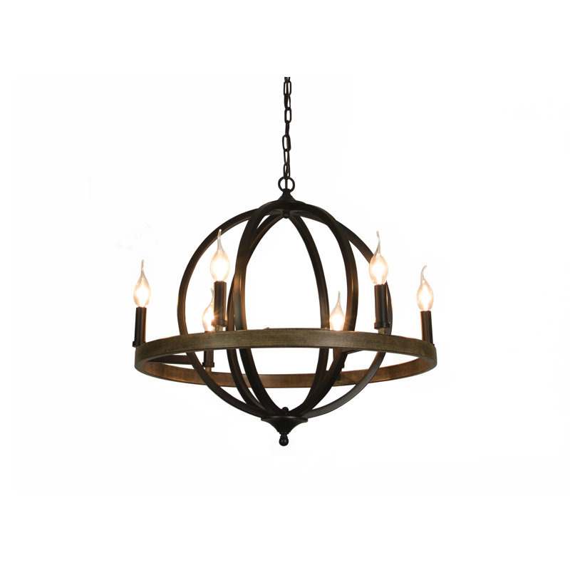Mike 6 - Light Candle Style Chandelier