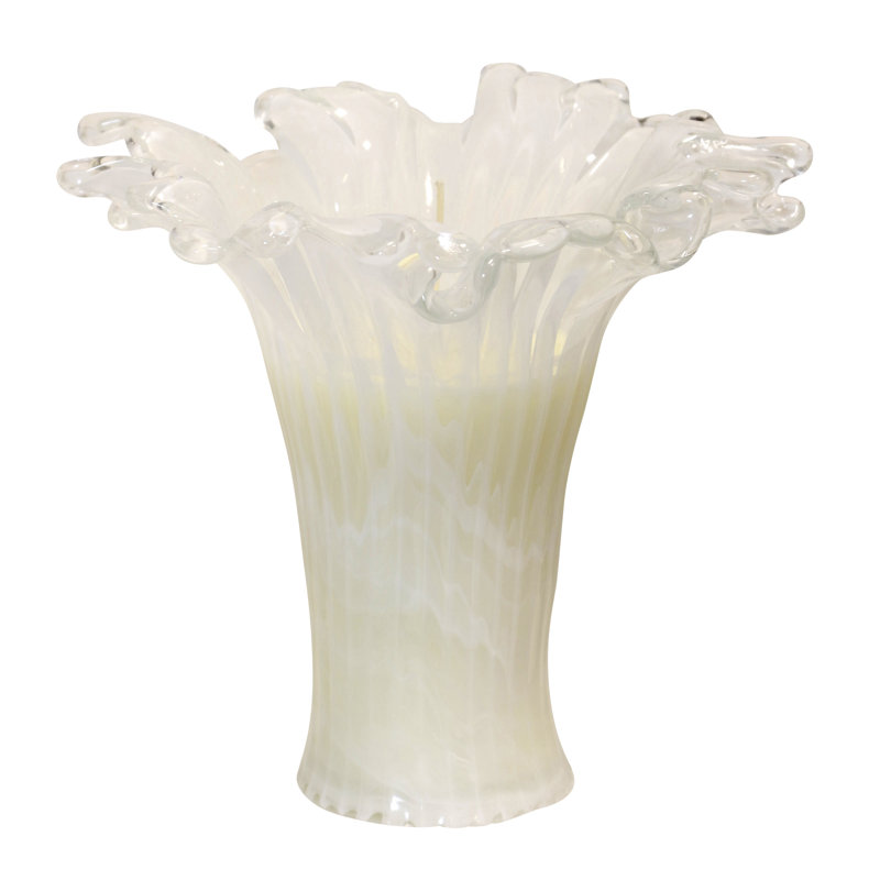 Vase bougie Marinella - Iris blanc