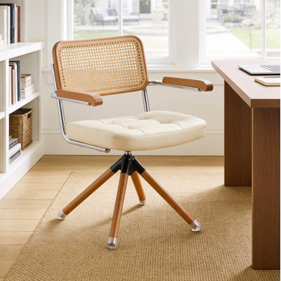 Fauteuil de bureau en cuir Bonneau