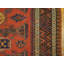 Tapis noué antique de race blanche Sumak