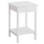Ankeus 39cm W Manufactured Wood Bedside Table
