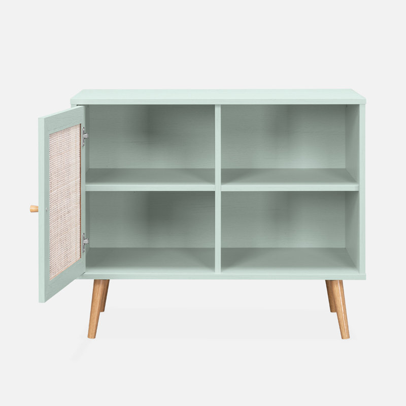 Rectangle Cabinet Accent Chest, Green
