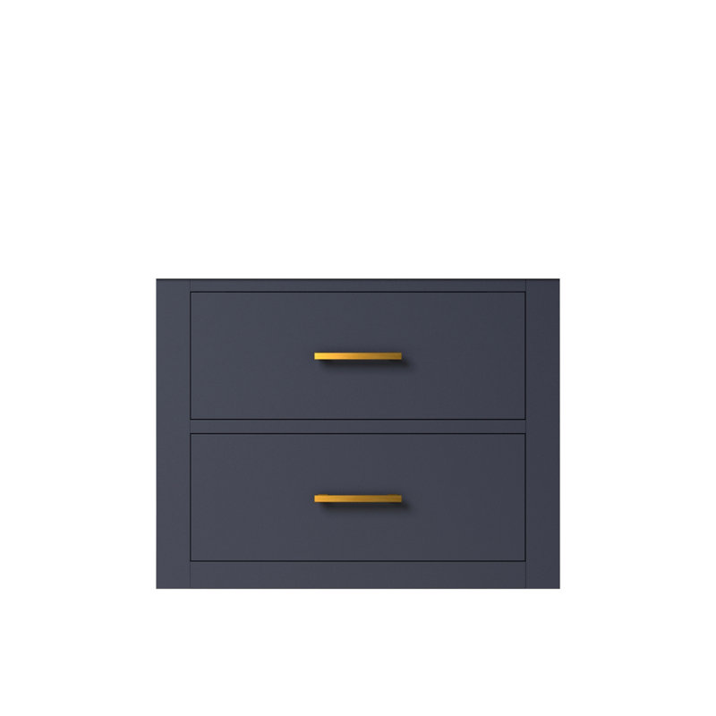 24 In. W X 18 In. D Single Bath Vanity Without Top, Blue