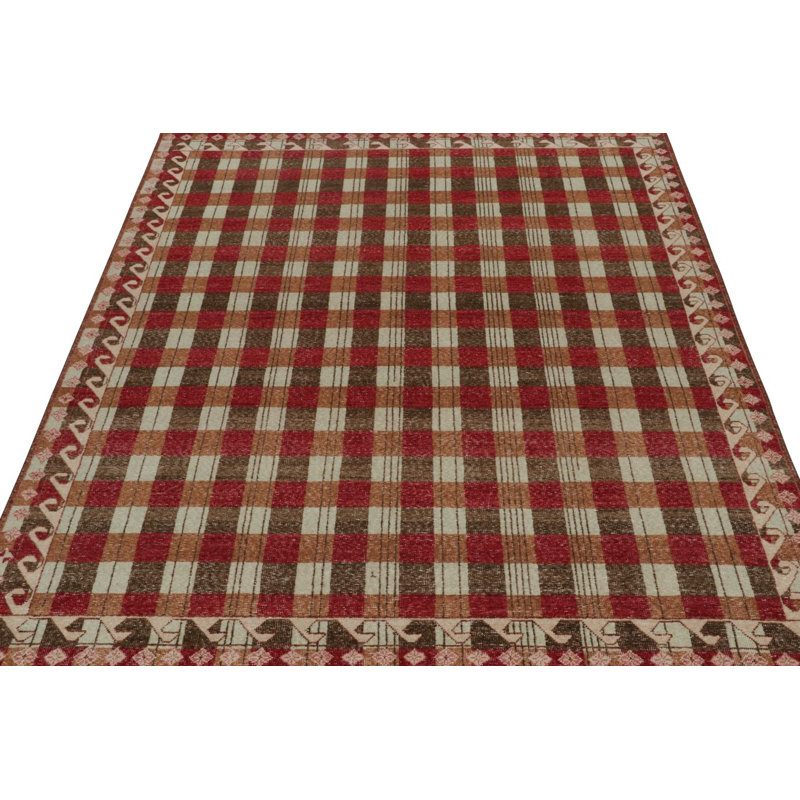 Geometric Area Rug, Rectangle 6' x 9'