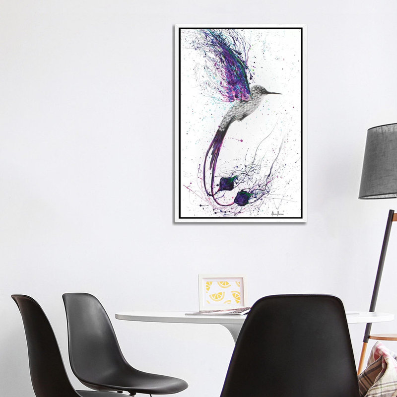 Flying Ace by Ashvin Harrison - Print on Canvas, White Framed, 101.6 cm H x 66.04 cm W