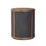 Bertie End Table-Black Linen