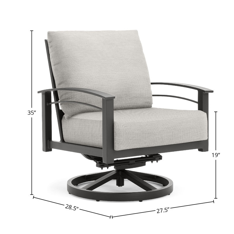 Chaise longue pivotante Stanford, Teck vieilli