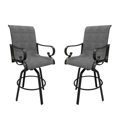 Patio Aluminum Swivel Bar Stool -  mondawe, MO-GB03