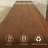 Retro Brown Rectangular Solid Wood Bar Table