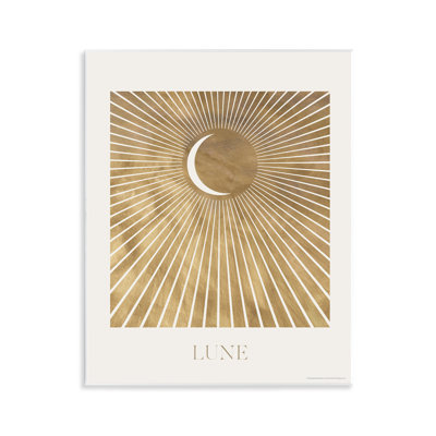 Art mural Lune Boho Moon par Reinders