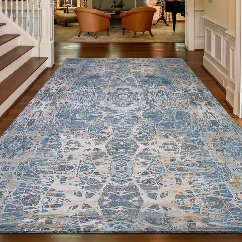 Windsom Abstract Area Rug, Rectangle 9'10" x 13'10"