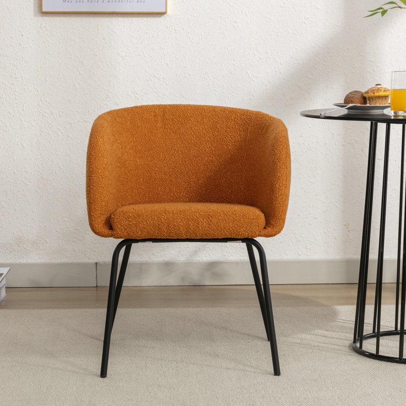 Sublette Upholstered Armchair, Orange
