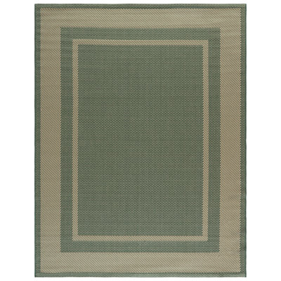 Courtyard Power Loom Performance No Pattern Indoor Rug