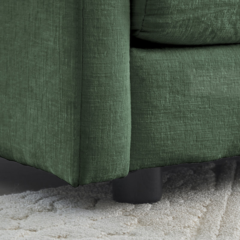 Fauteuil en chenille, Chenille verte