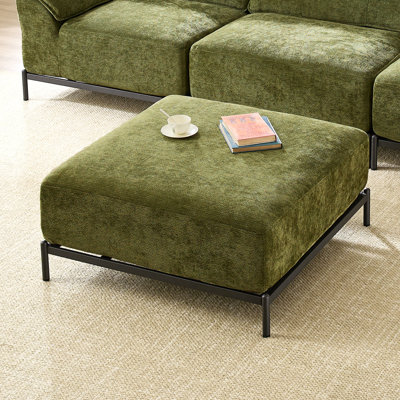 Repose-pieds en chenille