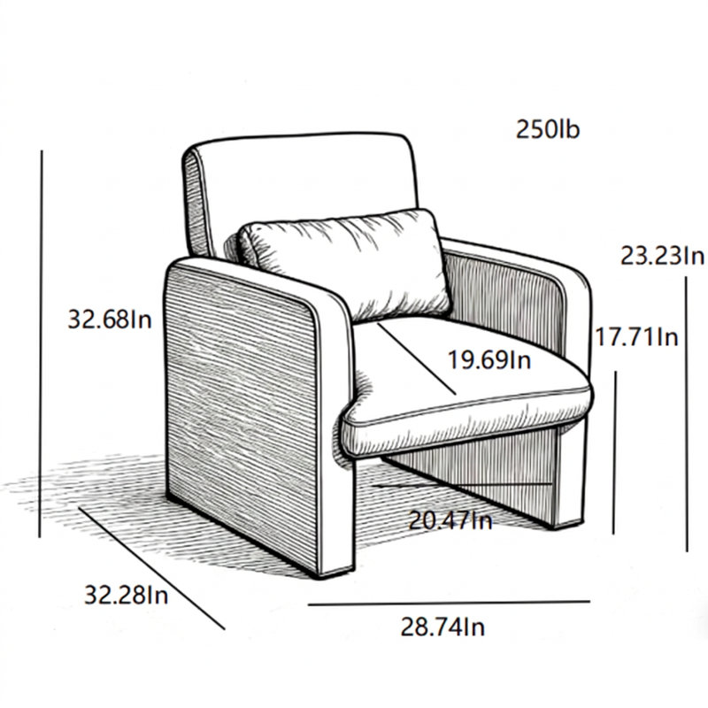 Fauteuil d'appoint Contemporary Sculptural, Vert antique