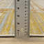 Brice Power-Loom recyclé P.E.T. Tapis géométrique rouille / doré-1103597482