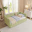Lit de jour avec couchette sans sommier nécessaire port USB Tissu en forme de vague adorable-1720138525