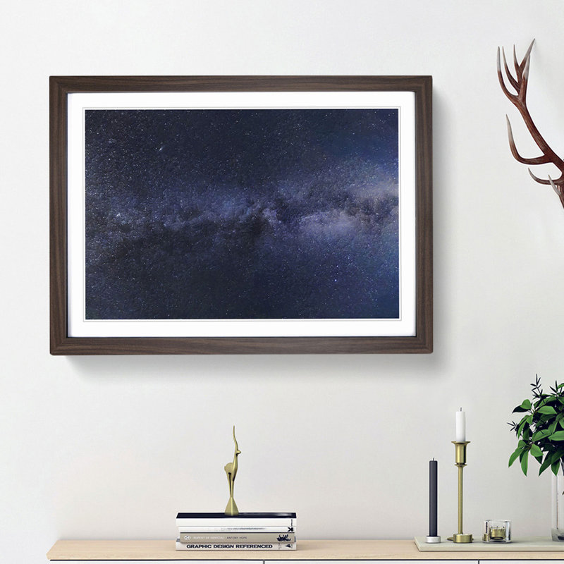 Universe Vol.59 in Abstract - Picture Frame Graphic Art Print, Walnut Framed, 36cm H x 48cm W x 2cm D