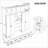 Hall Tree, 78.7'H Modern Entryway Storage with Bench, 5 Cubbies, 4 Doors, 5 Drawers | MDF | Coat Racks-478427008