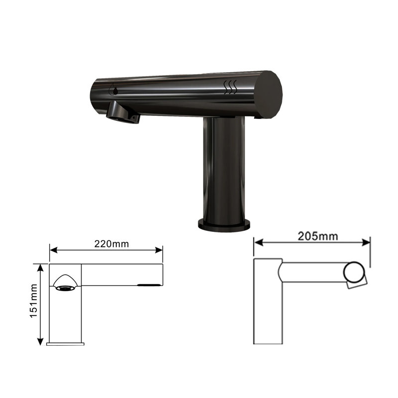 2 in 1 Multi Function Touchless Sensor Faucet with Soap Dispenser